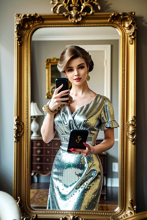 mirror pic girl black blur
